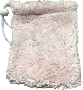 Barely Pink Shaggie Soap Sac